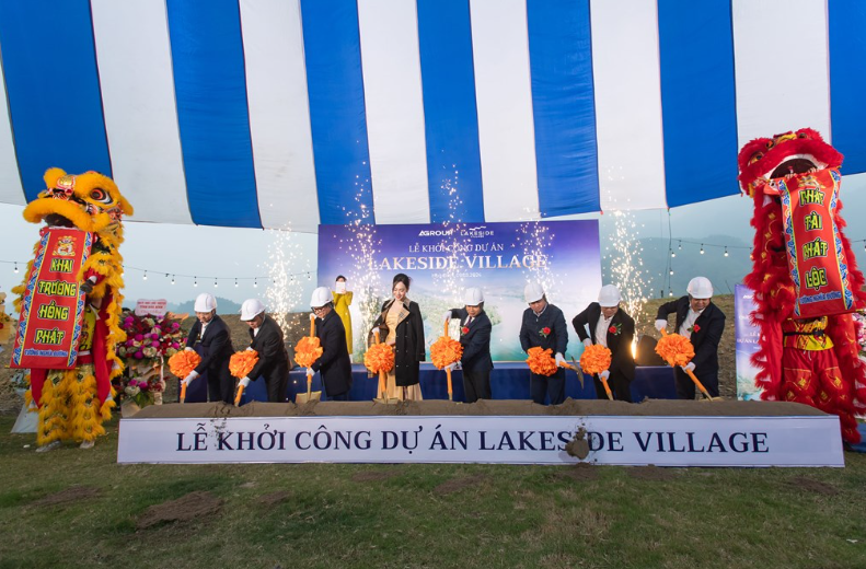 Cập nhật tiến độ xây dựng dự án Lakeside Village